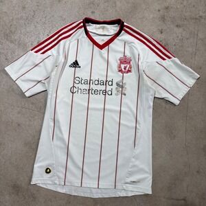 LIVERPOOL FC 2010/12 Adidas Away Authentic Football Jersey Vintage Soccer Jersey